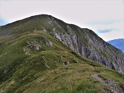 52 Sentiero ripido di salita in Cima Grem dalla Bocchetta di Grem